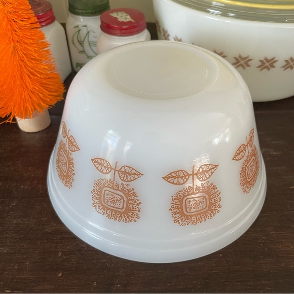 Vintage Federal Glass Brown Sunflower Bowl🌻 - Picture 3 of 6